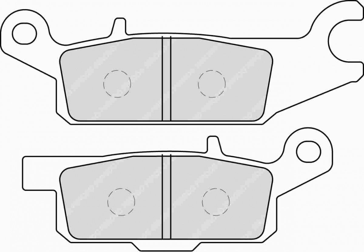 Тормозные колодки задние Ferodo FDB2233SG для мотоциклов