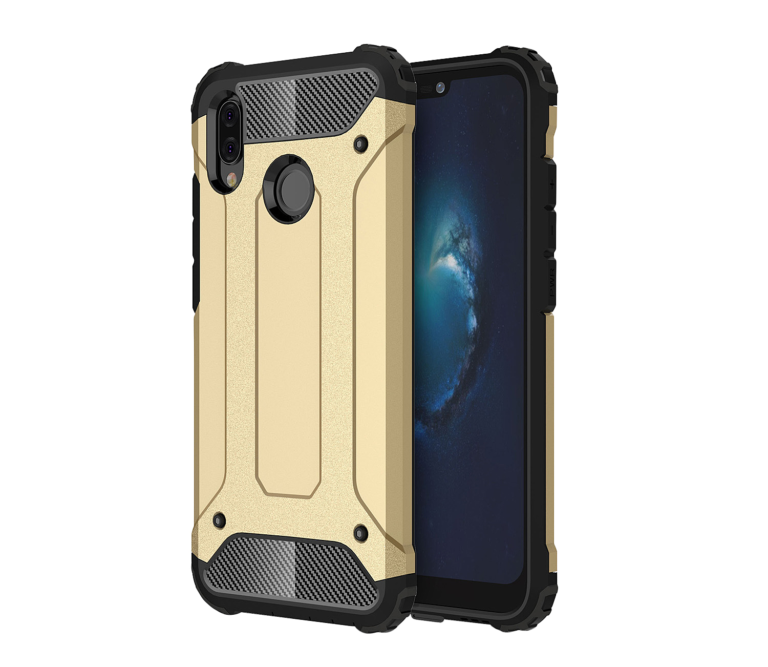 фото Чехол mypads для moto х play (xt1635) gold/black