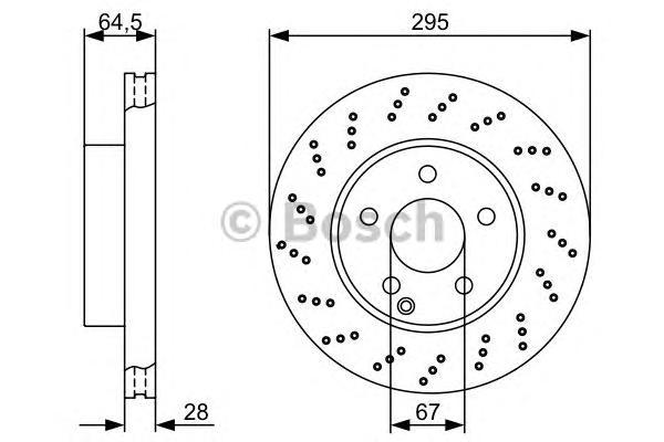 фото Тормозной диск bosch 0986479331