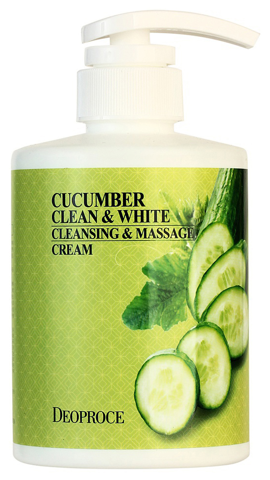 

Крем для тела Deoproce Cucumber Clean & White Cleansing & Massage Cream 450 мл