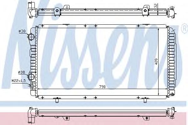 фото Радиатор nissens 61390