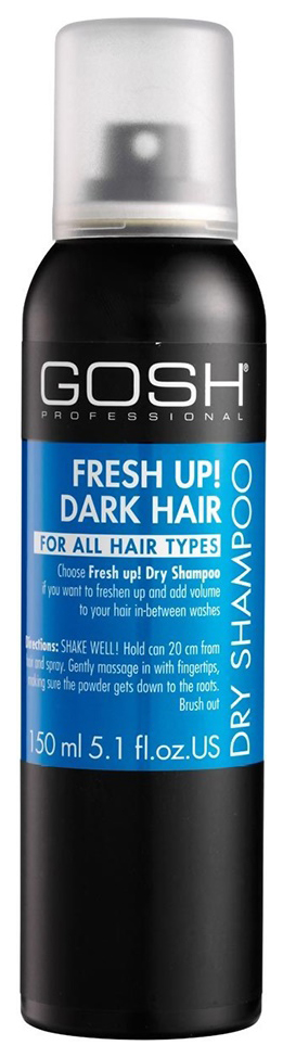 Купить Шампунь GOSH Fresh Up! For Dark Hair Dry Shampoo 150 мл, GOSH COPENHAGEN
