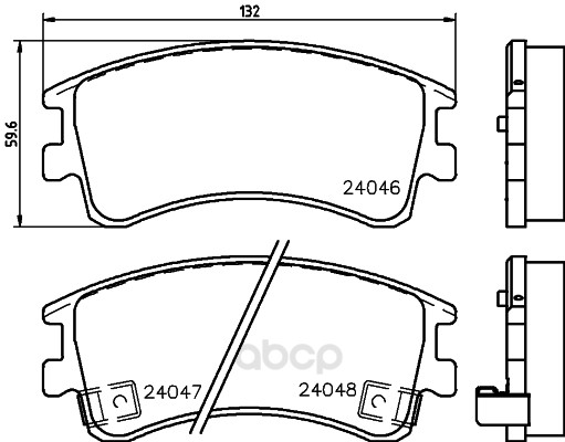 

Колодки тормозные Hella 8DB355011141
