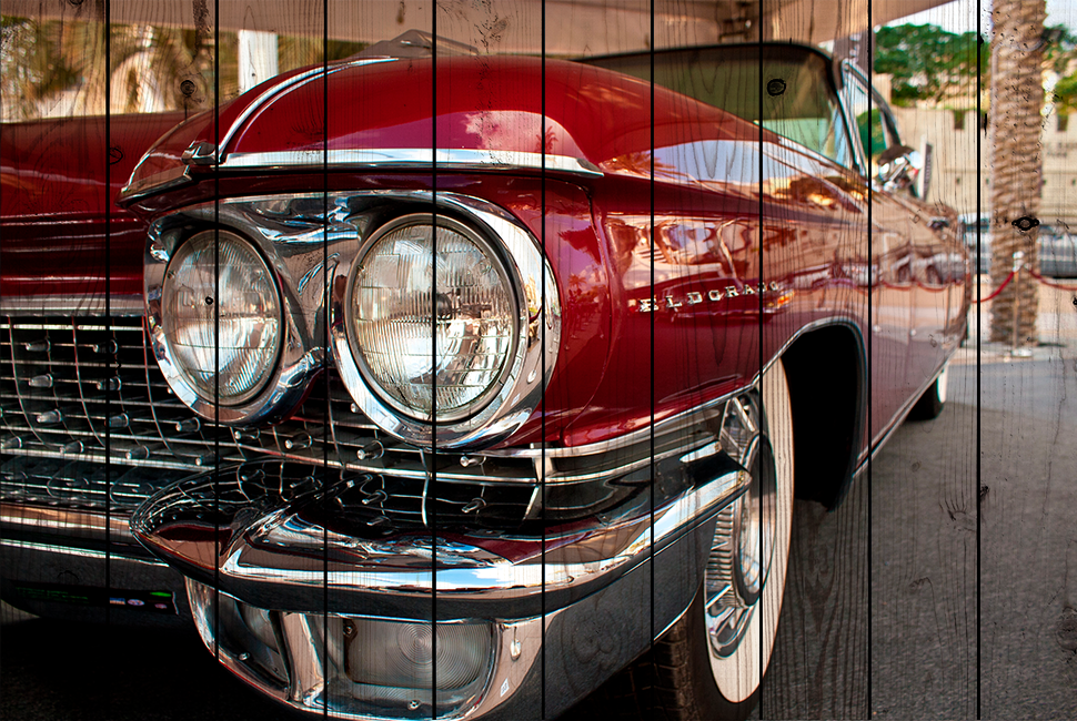 

Картина на дереве Cadillac Eldorado 100x150 см, Дом Корлеоне