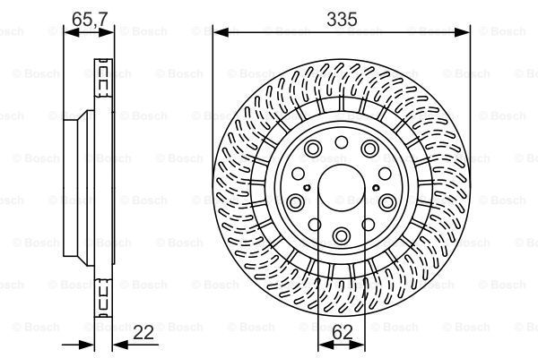 фото Тормозной диск bosch 0986479t34