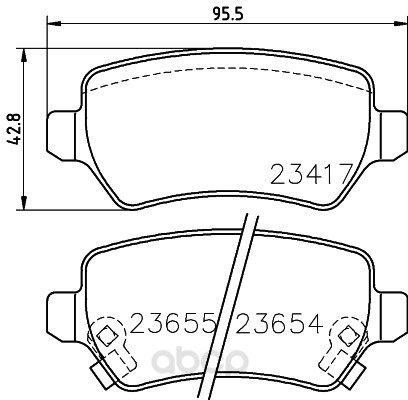 

Тормозные колодки HELLA PAGID/BEHR дисковые 8DB355018781