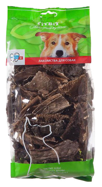 фото Лакомство для собак titbit, хрустики из рубца бараньего xxl, 190г