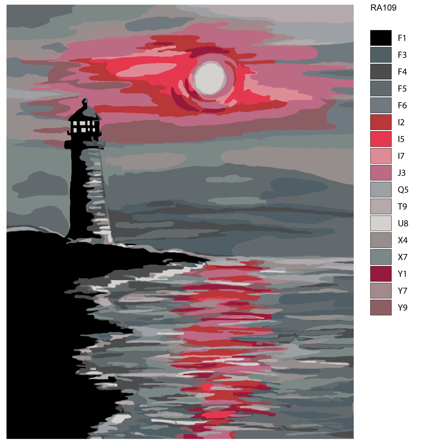 

Картина по номерам, 40 x 50, RA109, RA109