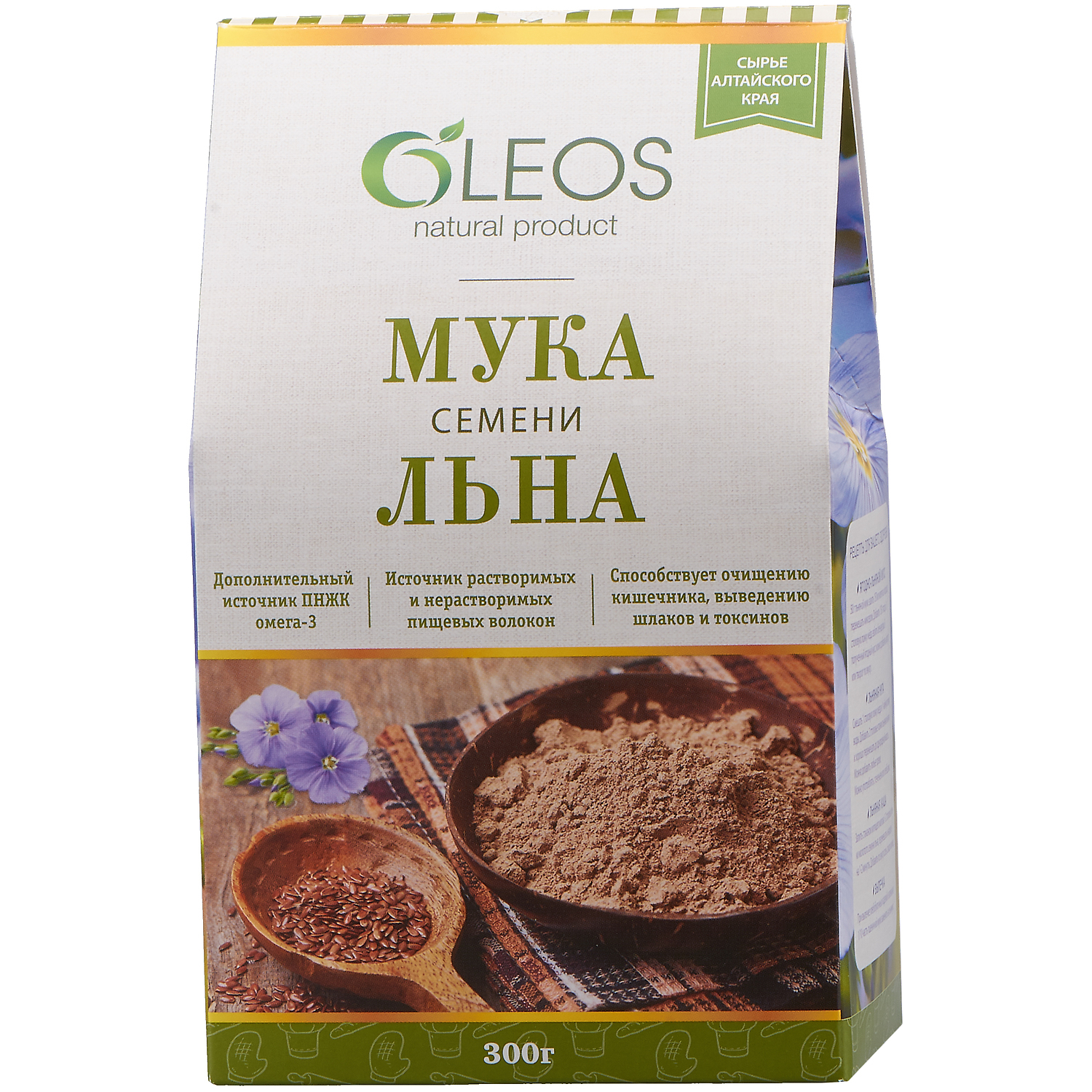 Мука семени льна Oleos 300 г