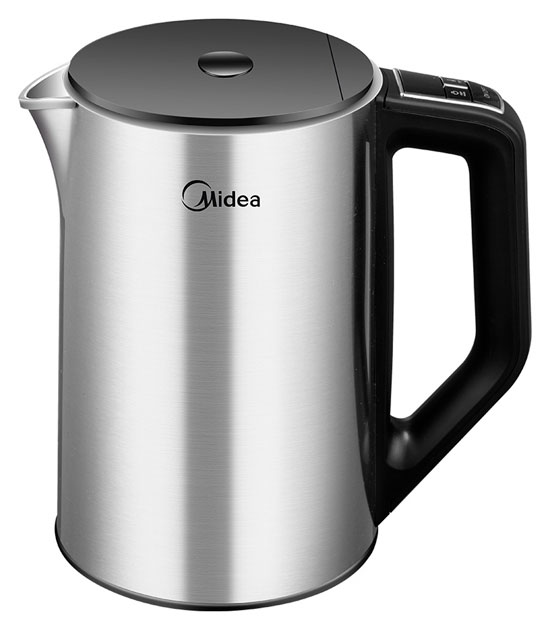 фото Чайник электрический midea mk-8078 black/silver