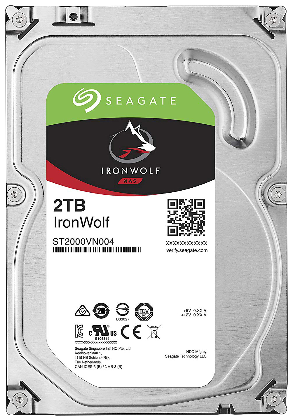 фото Внутренний жесткий диск seagate ironwolf st2000vn004 2tb (st2000vn004)