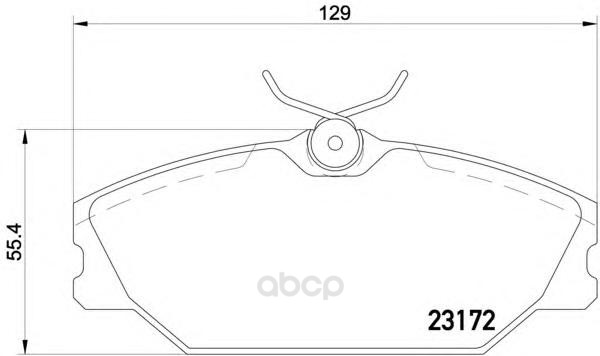 

Колодки тормозные дисковые, комплект Hella 8DB355019-391