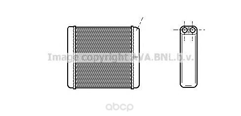 фото Pадиатор печки opel vectra all 86-95 ava ol6206