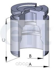 фото Поршень тормозного суппорта ert для audi 100/a4-8 d42.8 h51 150583-c