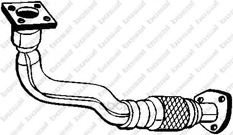 

Глушитель выхлопной системы bosal 753175