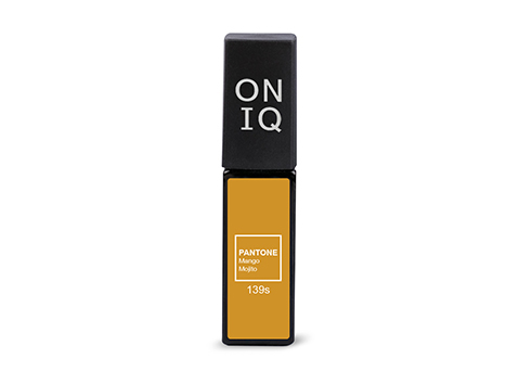 фото Гель-лак для покрытия ногтей oniq pantone: mango mojito, 6 мл