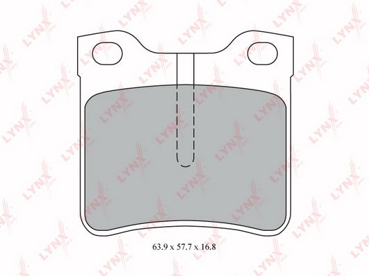 

Тормозные колодки LYNXauto дисковые BD5346