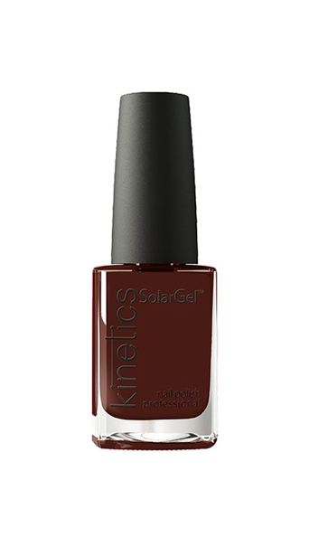 фото Лак для ногтей kinetics fragile solargel nail polish 410 alluring brown 15 мл