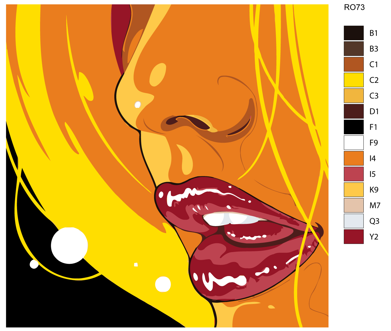 

Картина по номерам, 40 x 40, RO73, RO73