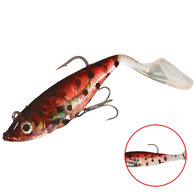 

Силиконовая приманка Mikado Crystal Fish WXH-66 140 мм, 89, 2 шт., Crystal Fish WXH-66