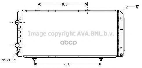 фото Радиатор системы охлаждения ava quality cooling pe2151