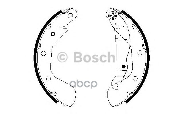 

Комплект тормозных колодок BOSCH 0986487614