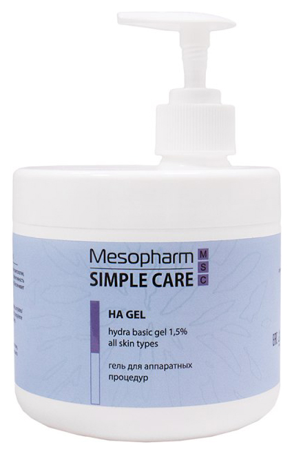 фото Гель для лица mesopharm professional ha gel 500 мл