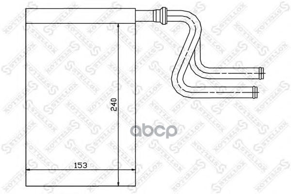 фото Радиатор печки stellox 1035024sx