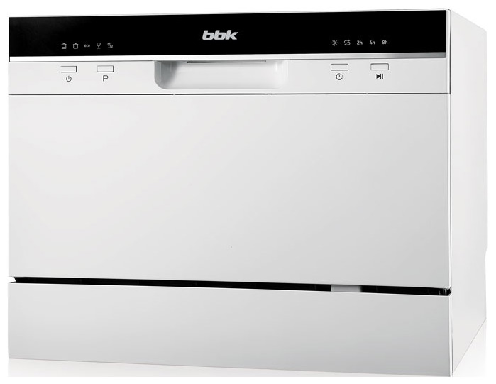 Посудомоечная машина BBK 55-DW 011 белый мойка кухонная ulgran u204 331 585х495 мм белый