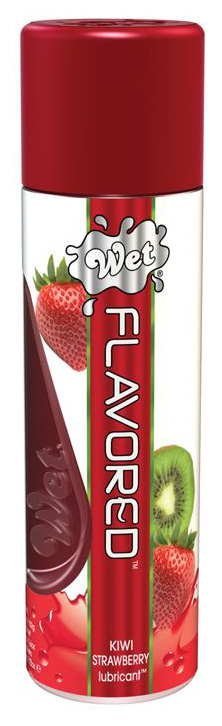 фото Гель-смазка wet flavored kiwi strawberry 106 мл