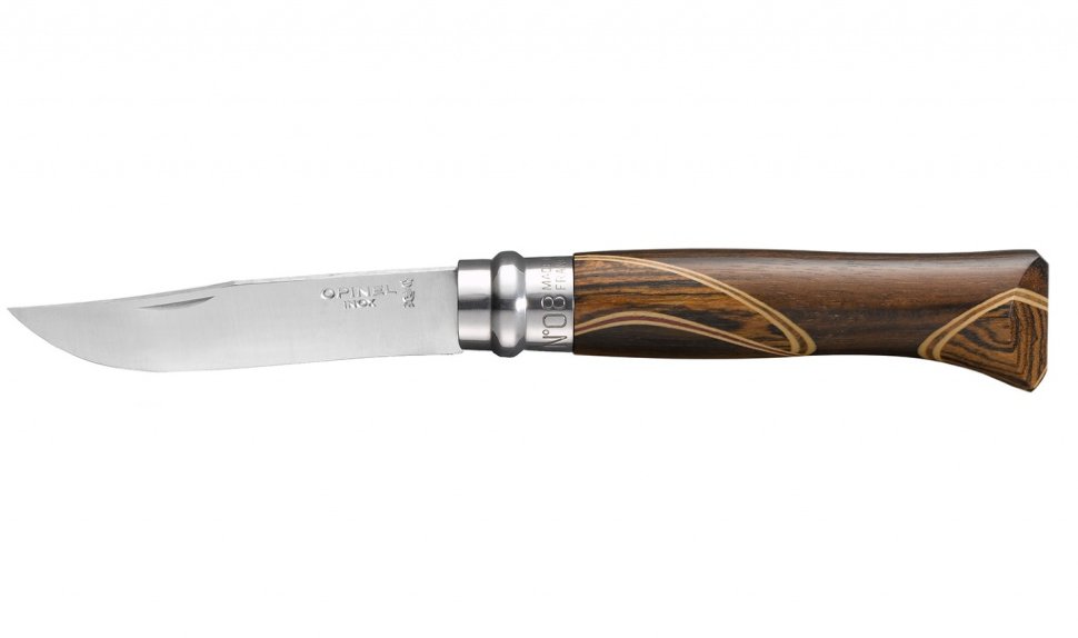 фото Нож складной opinel №8 vri luxury tradition chaperon в подарочной упаковке