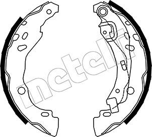 фото Комплект тормозных колодок metelli 53-0359