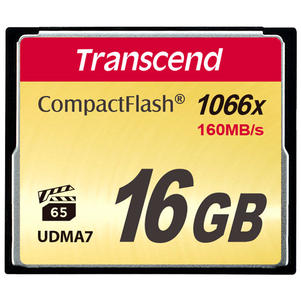 

Карта памяти Transcend Compact Flash Ultimate TS16GCF1000 16GB, TS16GCF1000