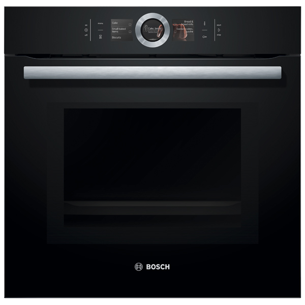 фото Встраиваемый электрический духовой шкаф bosch hmg656rb1 black