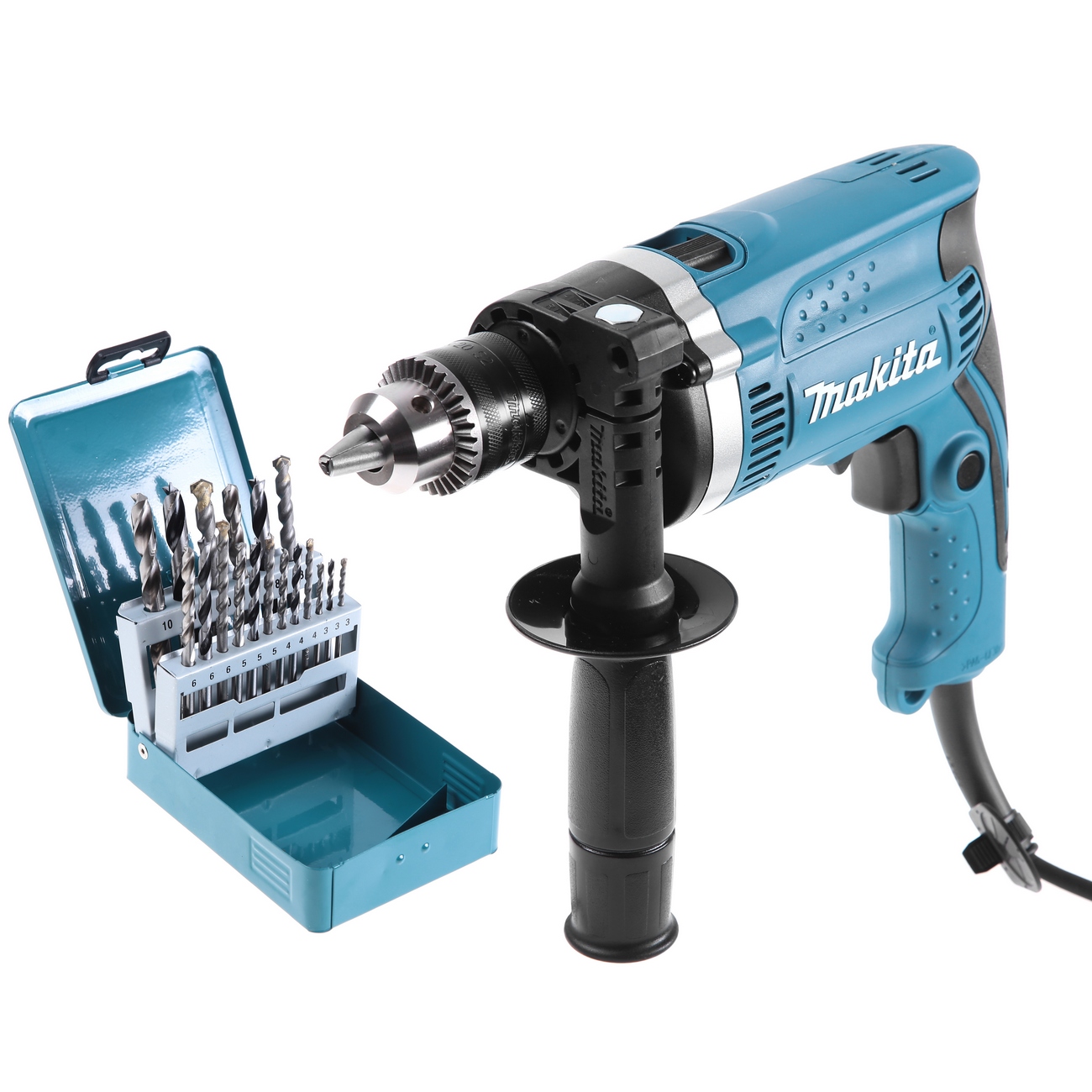 Сетевая ударная дрель Makita HP1630KX2