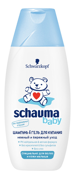 

Шампунь и гель Schauma Baby для купания 225 мл, 2в1