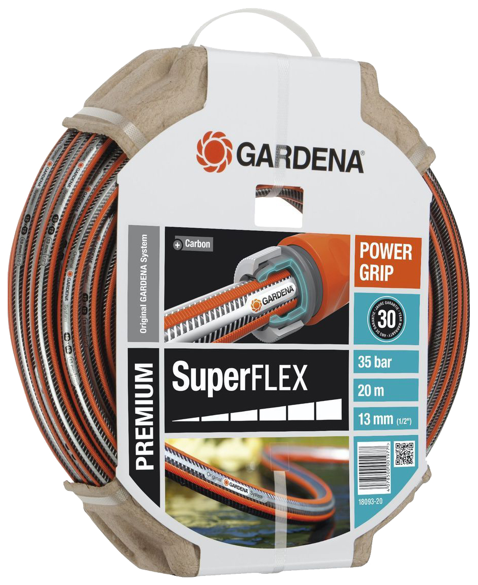 фото Шланг для полива gardena superflex 1/2" 18093-20.000.00 20 м