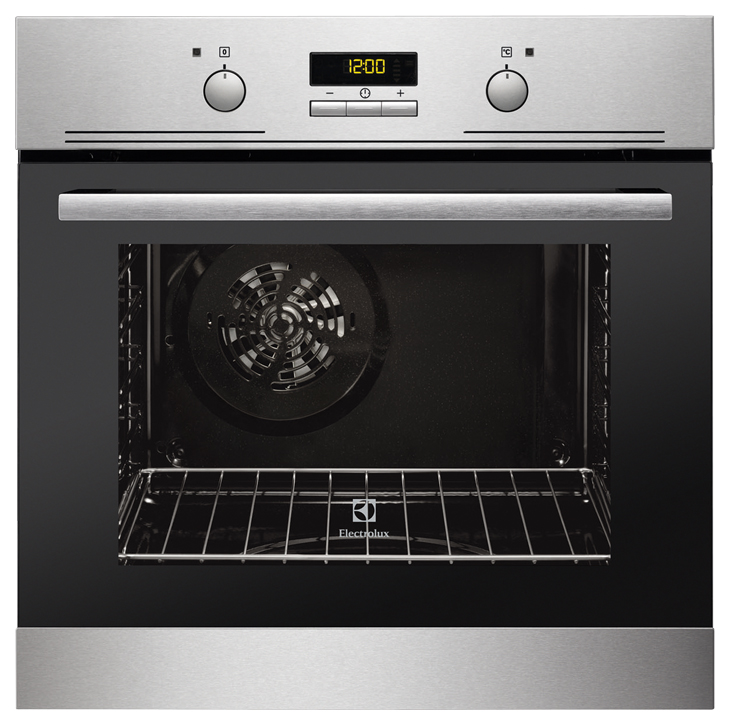 фото Встраиваемый электрический духовой шкаф electrolux oeeb4330x silver/black