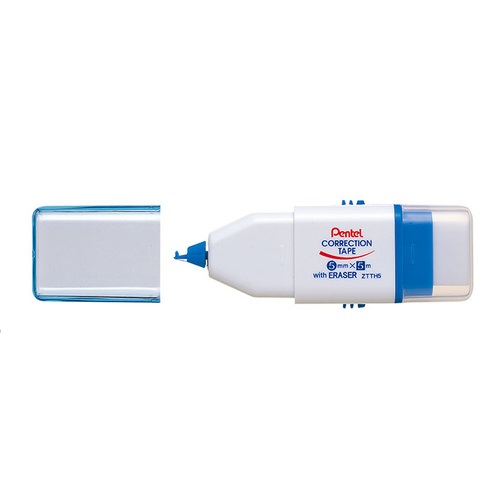 

Корректор лента Pentel Correction Tape с Ластиком, Белая
