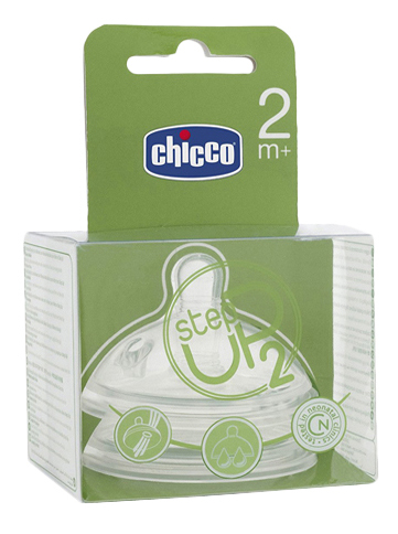 

Соска Соска Chicco Step Up Силиконовая, Средний Поток, 2 Шт, С 2 Мес,, Набор