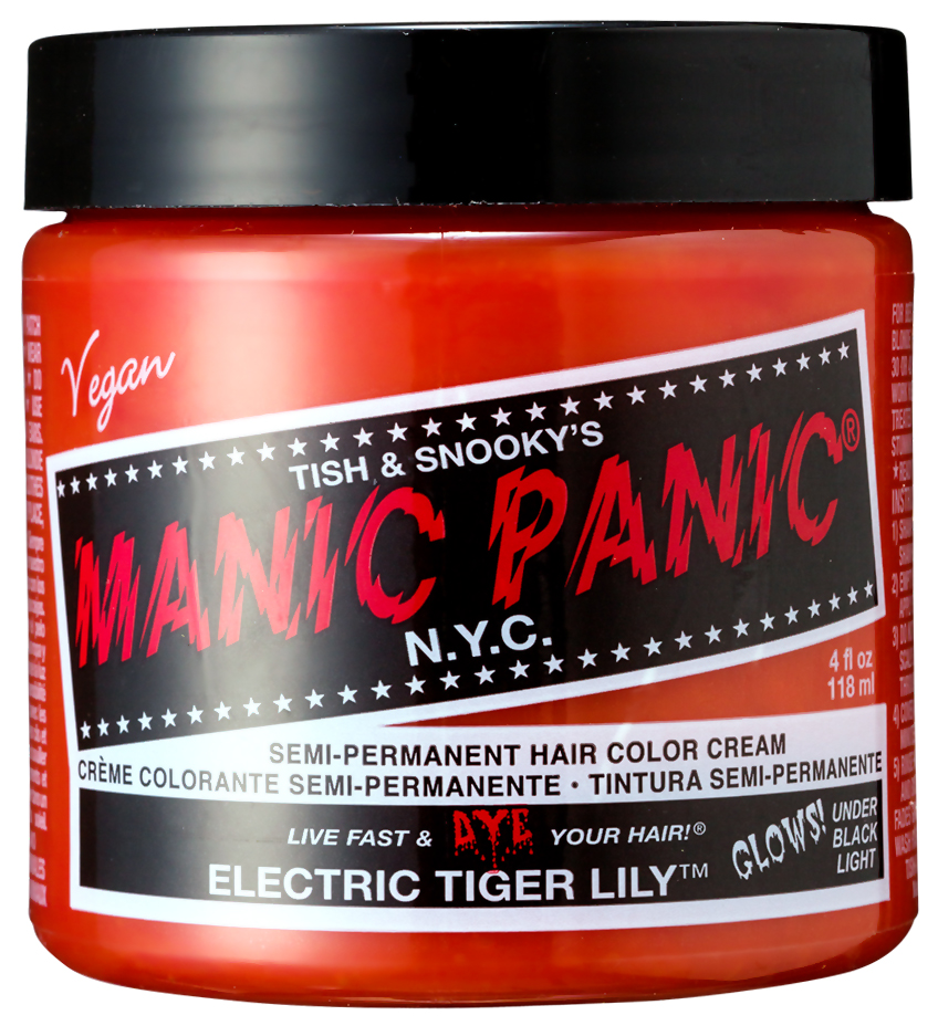 фото Краска для волос manic panic classic creme electric tiger lily 118 г