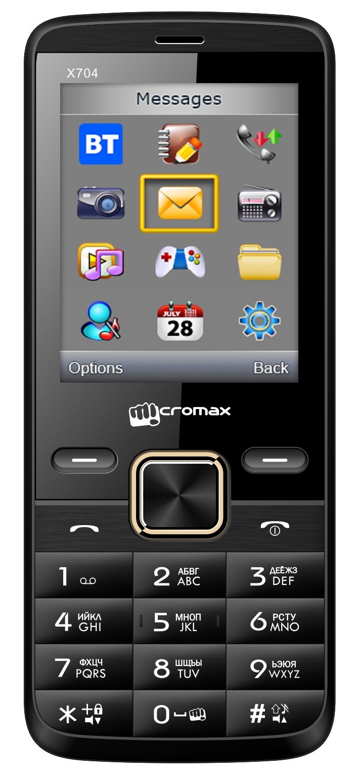 

Мобильный телефон Micromax X704 Black, X704