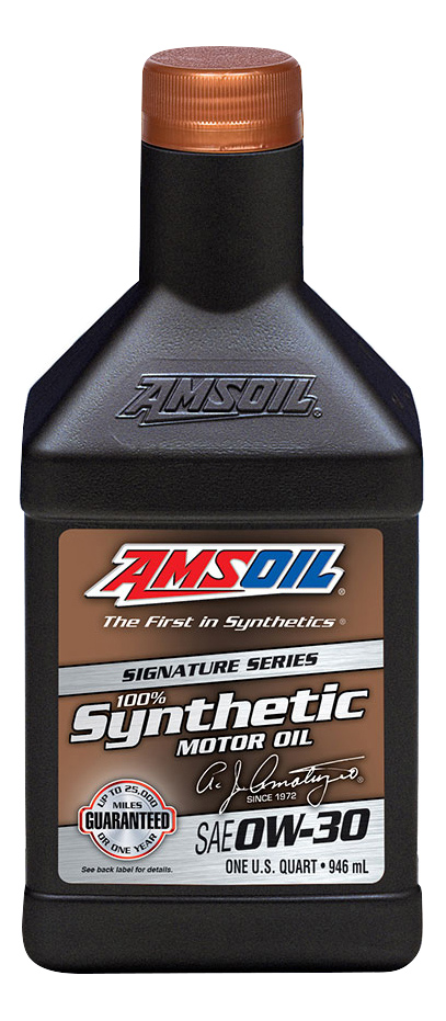 фото Моторное масло amsoil signature series synthetic motor oil azoqt 0w30 0,946 л