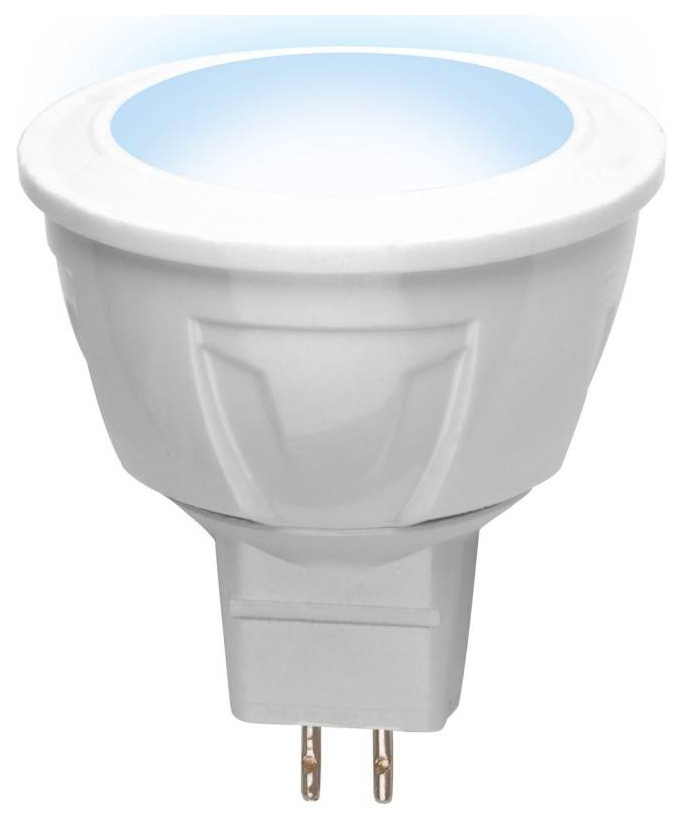 фото Лампа светодиодная (09907) gu10 5w 3000k jcdr матовая led-jcdr-5w/ww/gu10/s volpe