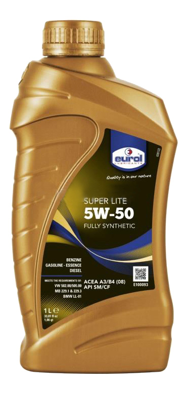 

Моторное масло Eurol Super Lite 5W50 1л, Super Lite