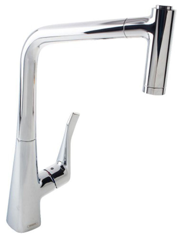 Смеситель для кухонной мойки Hansgrohe Metris 14820000 хром смеситель для ванны hansgrohe metris classic 31313000