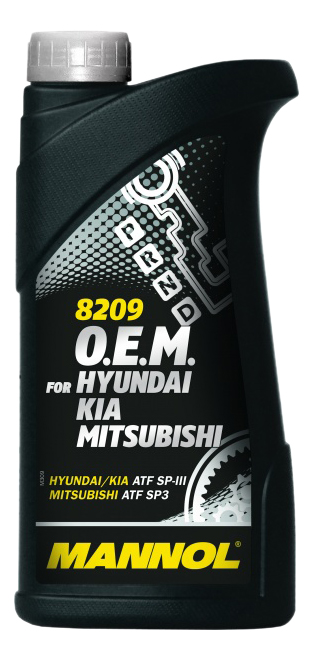 фото Трансмиссионная жидкость 8209 mannol for korean cars atf sp-iii 1л