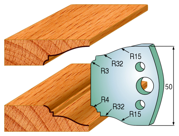 

Комплект из 2-х ножей 50x4 SP CMT 690.568, 690.568