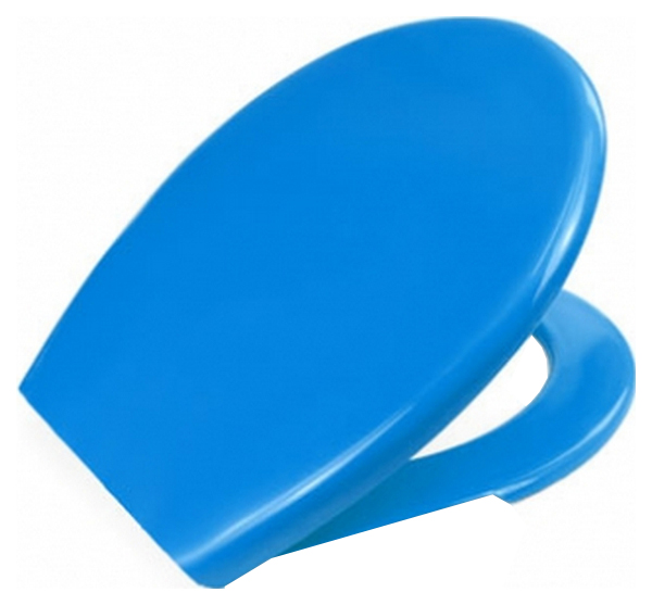 фото Сиденье для унитаза виктория голубое, вир пласт, 1 шт