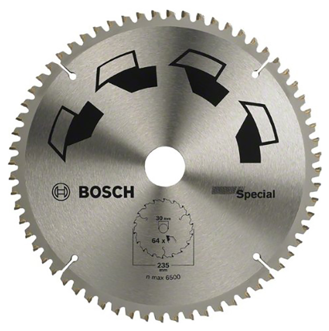 Пильный диск по дереву Bosch 235x30-64 SPEZIAL 2609256895
